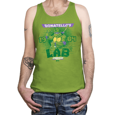 Donatello's Lab - Tanktop Tanktop RIPT Apparel