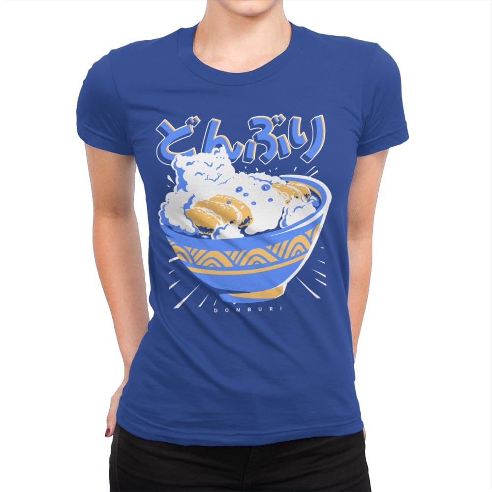 Donburlax - Womens Premium T-Shirts RIPT Apparel Small / Royal