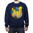 Done Diddly Doodly Done - Crew Neck Sweatshirt Crew Neck Sweatshirt RIPT Apparel Small / Navy