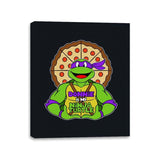 Donnie is my Turtle (My Purple Ninja Turtle) - Canvas Wraps Canvas Wraps RIPT Apparel 11x14 / Black