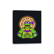 Donnie is my Turtle (My Purple Ninja Turtle) - Canvas Wraps Canvas Wraps RIPT Apparel 8x10 / Black