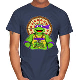 Donnie is my Turtle (My Purple Ninja Turtle) - Mens T-Shirts RIPT Apparel Small / Navy