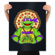 Donnie is my Turtle (My Purple Ninja Turtle) - Prints Posters RIPT Apparel 18x24 / Black