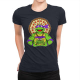 Donnie is my Turtle (My Purple Ninja Turtle) - Womens Premium T-Shirts RIPT Apparel Small / Midnight Navy