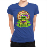 Donnie is my Turtle (My Purple Ninja Turtle) - Womens Premium T-Shirts RIPT Apparel Small / Royal