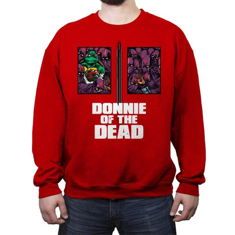 Donnie of the Dead - Crew Neck Sweatshirt Crew Neck Sweatshirt RIPT Apparel Small / Red