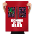 Donnie of the Dead - Prints Posters RIPT Apparel 18x24 / Red