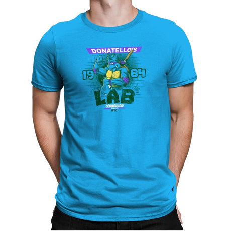 Donny's Lab Exclusive - Mens Premium T-Shirts RIPT Apparel Small / Turqouise