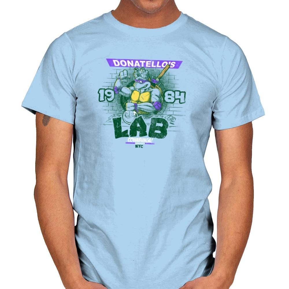Donny's Lab Exclusive - Mens T-Shirts RIPT Apparel Small / Light Blue