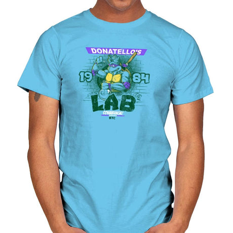 Donny's Lab Exclusive - Mens T-Shirts RIPT Apparel Small / Sky