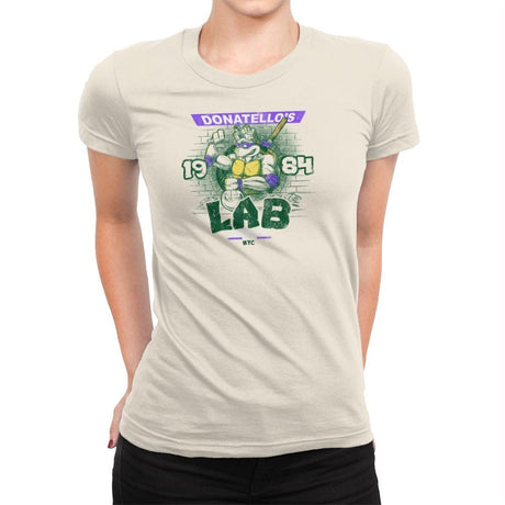 Donny's Lab Exclusive - Womens Premium T-Shirts RIPT Apparel Small / Natural