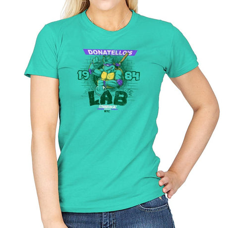 Donny's Lab Exclusive - Womens T-Shirts RIPT Apparel Small / Mint Green