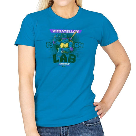 Donny's Lab Exclusive - Womens T-Shirts RIPT Apparel Small / Sapphire