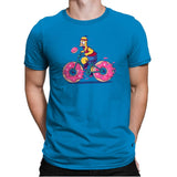 Donut Biking - Mens Premium T-Shirts RIPT Apparel Small / Turqouise