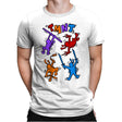Doodle Ninja - Mens Premium T-Shirts RIPT Apparel Small / White