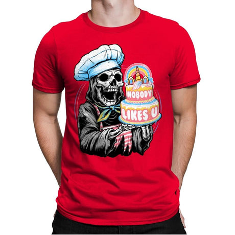 Doom Cake - Mens Premium T-Shirts RIPT Apparel Small / Red
