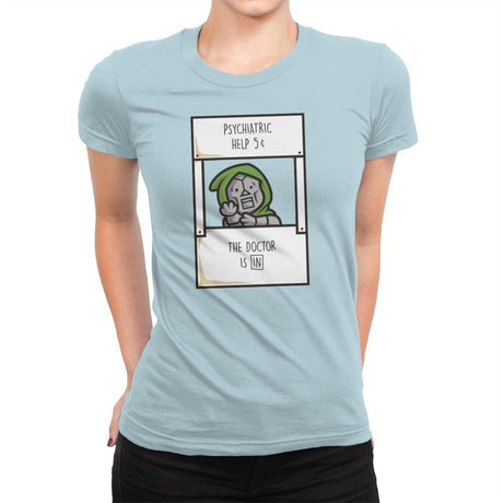 Doom Is In - Womens Premium T-Shirts RIPT Apparel Small / Cancun