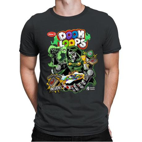 Doom Loops - Mens Premium T-Shirts RIPT Apparel Small / Heavy Metal