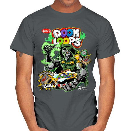 Doom Loops - Mens T-Shirts RIPT Apparel Small / Charcoal