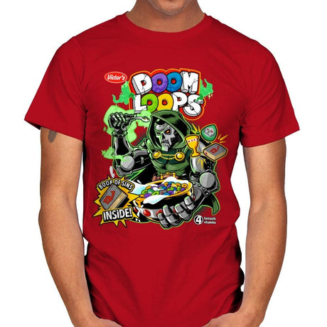 Doom Loops - Mens T-Shirts RIPT Apparel Small / Red