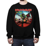 Doom Marine Cover - Crew Neck Sweatshirt Crew Neck Sweatshirt RIPT Apparel Small / Black