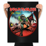 Doom Marine Cover - Prints Posters RIPT Apparel 18x24 / Black