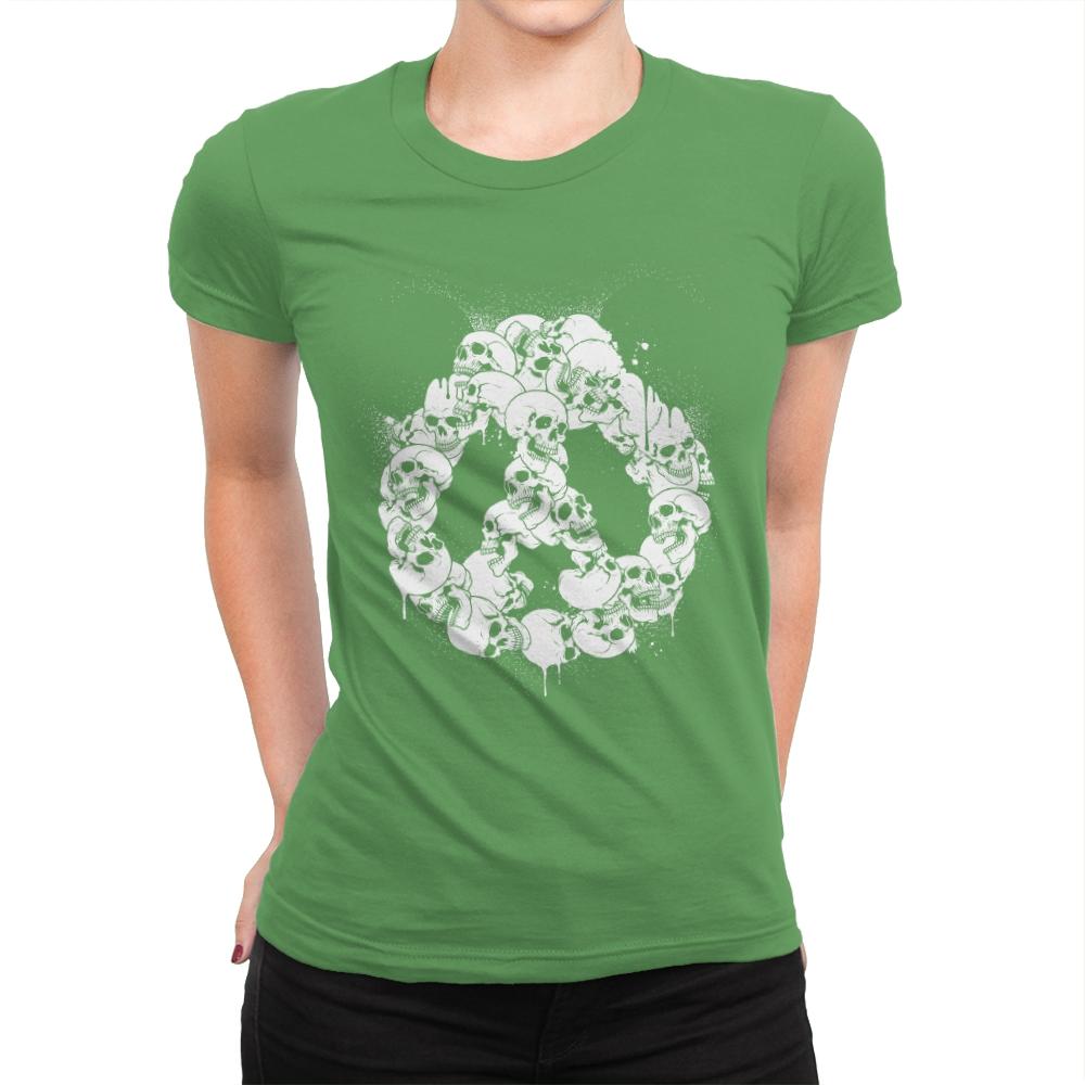 Doom Panda - Womens Premium T-Shirts RIPT Apparel Small / Kelly