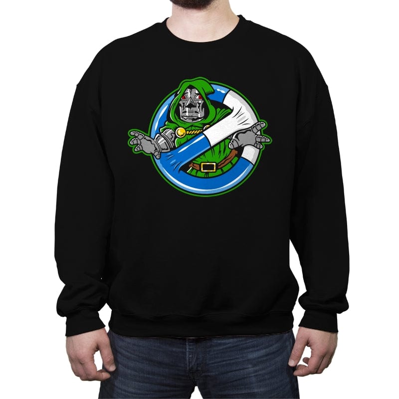 Doombusters - Crew Neck Sweatshirt Crew Neck Sweatshirt RIPT Apparel Small / Black