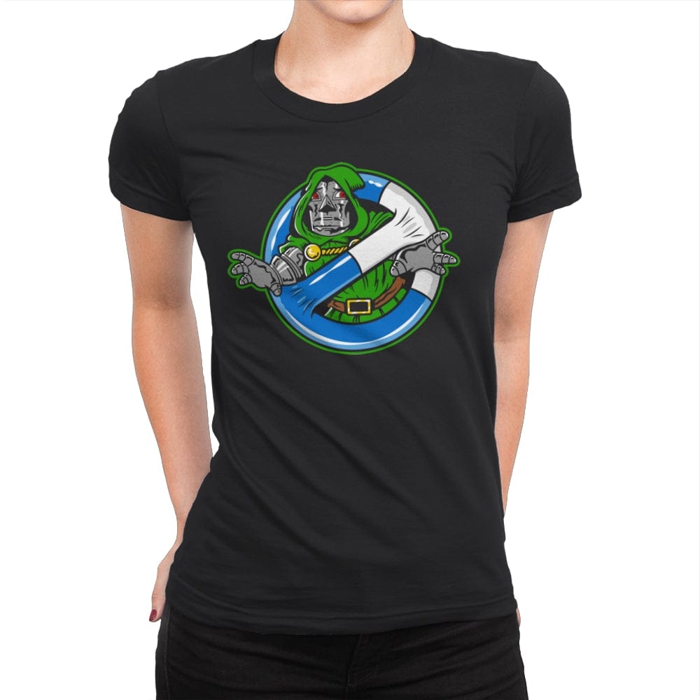 Doombusters - Womens Premium T-Shirts RIPT Apparel Small / Black