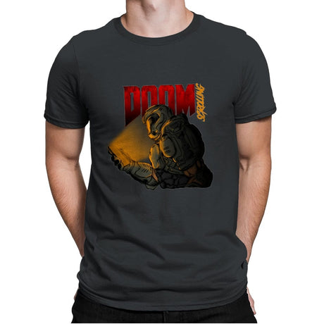 Doomscrolling - Mens Premium T-Shirts RIPT Apparel Small / Heavy Metal