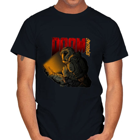 Doomscrolling - Mens T-Shirts RIPT Apparel Small / Black