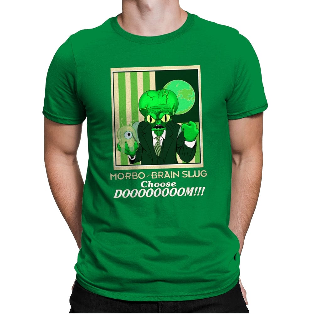 Doooooooom!!! - Mens Premium T-Shirts RIPT Apparel Small / Kelly