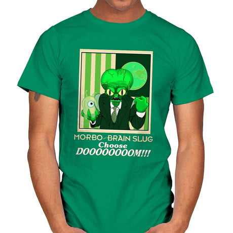 Doooooooom!!! - Mens T-Shirts RIPT Apparel Small / Kelly