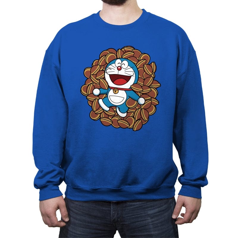 Dorayaki Beauty - Crew Neck Sweatshirt Crew Neck Sweatshirt RIPT Apparel Small / Royal