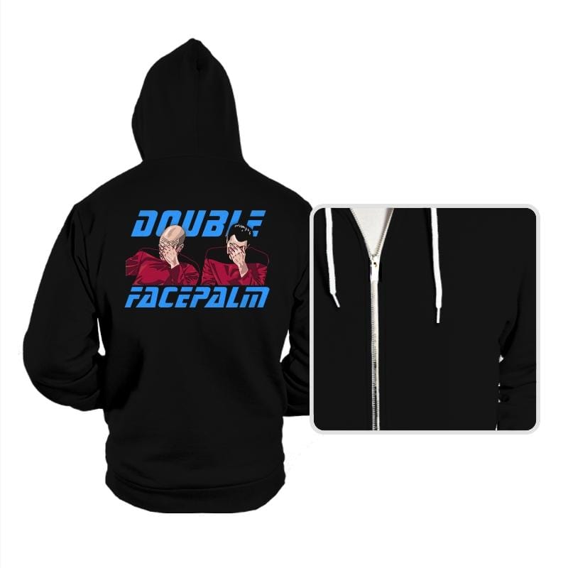 Double Facepalm - Hoodies Hoodies RIPT Apparel