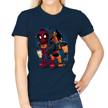 Double Healing Factor - Womens T-Shirts RIPT Apparel Small / Navy