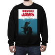 Double Jaws - Crew Neck Sweatshirt Crew Neck Sweatshirt RIPT Apparel Small / Black