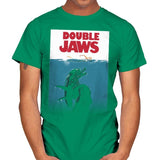 Double Jaws - Mens T-Shirts RIPT Apparel Small / Kelly