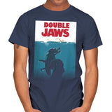 Double Jaws - Mens T-Shirts RIPT Apparel Small / Navy