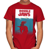 Double Jaws - Mens T-Shirts RIPT Apparel Small / Red