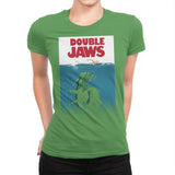Double Jaws - Womens Premium T-Shirts RIPT Apparel Small / Kelly