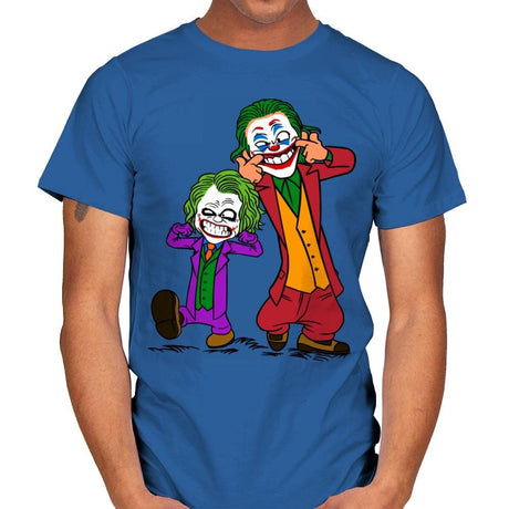 Double Joke - Mens T-Shirts RIPT Apparel Small / Royal