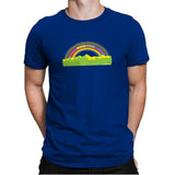 Double Rainbow Exclusive - Mens Premium T-Shirts RIPT Apparel Small / Royal