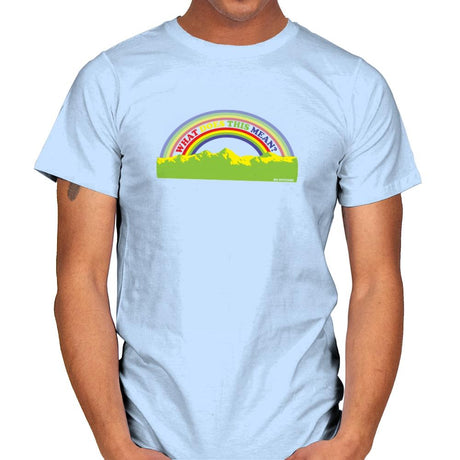 Double Rainbow Exclusive - Mens T-Shirts RIPT Apparel Small / Light Blue