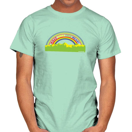 Double Rainbow Exclusive - Mens T-Shirts RIPT Apparel Small / Mint Green