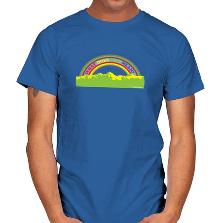 Double Rainbow Exclusive - Mens T-Shirts RIPT Apparel Small / Royal
