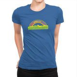Double Rainbow Exclusive - Womens Premium T-Shirts RIPT Apparel Small / Royal