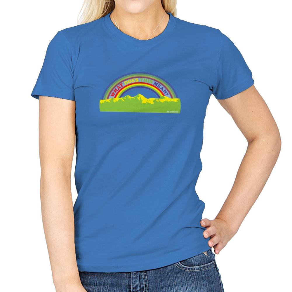 Double Rainbow Exclusive - Womens T-Shirts RIPT Apparel Small / Iris