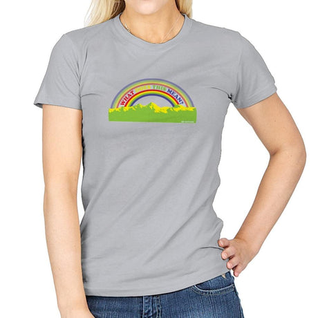 Double Rainbow Exclusive - Womens T-Shirts RIPT Apparel Small / Sport Grey