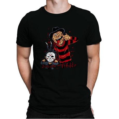 Double Slash - Mens Premium T-Shirts RIPT Apparel Small / Black